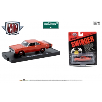 M2 Machines 1:64 Dodge Dart Swinger 340 1969 red